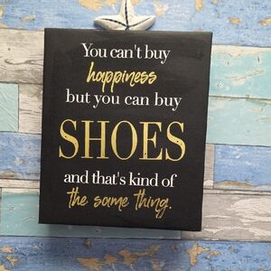 Inspirational Black and Gold Wall Art